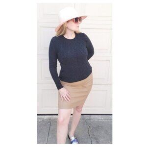 Le Kasha 1918 100% Cashmere Grey Sweater